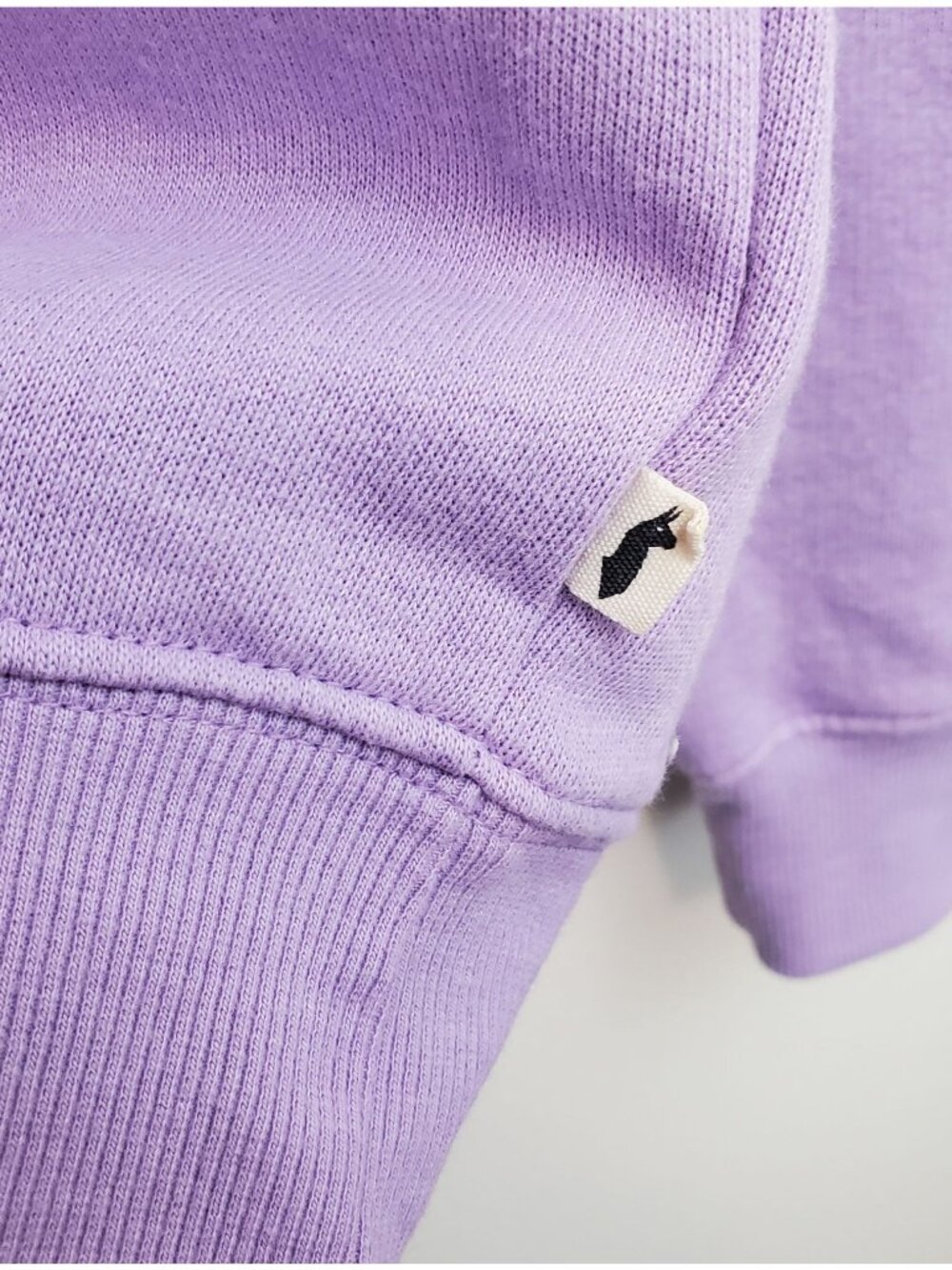 Cotopaxi women's Organic Do Good Crew sweatshirt in light purple - Picture 4 of 10